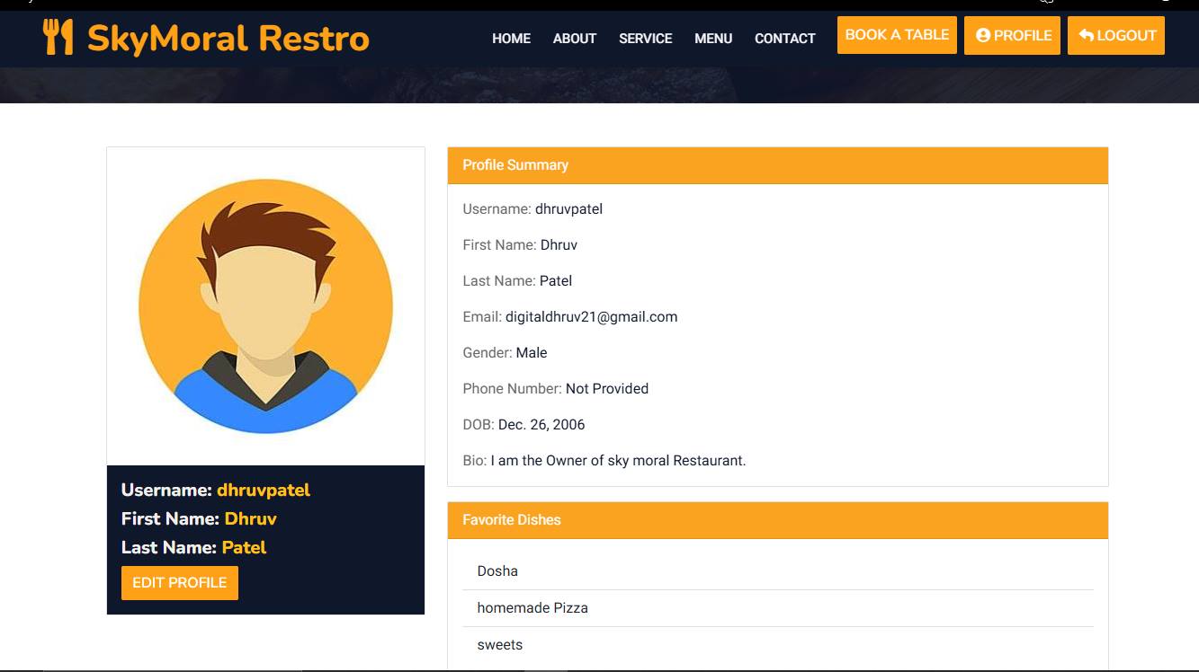 Portfolio image 3: SkyMoral Restaurant